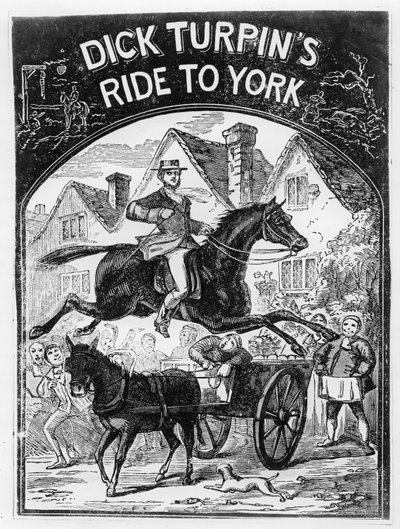 La chevauchée de Dick Turpin (1705-39) vers York - English School